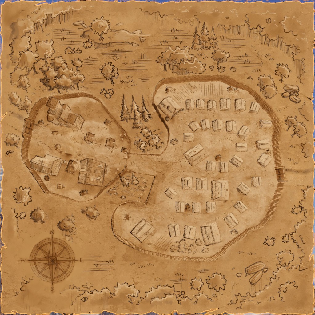 The map of Carreas from Deception
